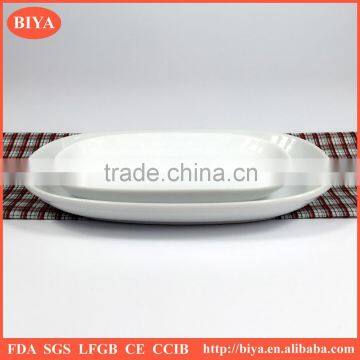 porcelain dinnerware square shallow plate,hotel and ceramic restaurant dinner plate pizza plate