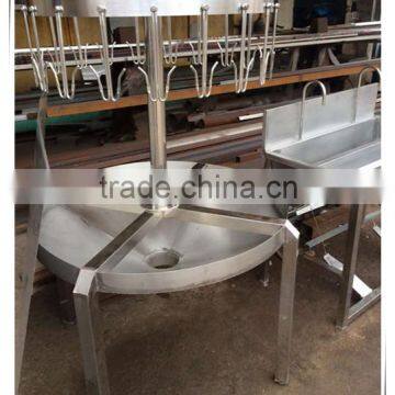 Poultry Slaughtering Equipment Working Table for Digging Chicken Dirty/slaughter Line Work Table photo-2