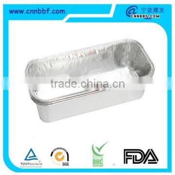 Disposable Smooth Wall Carry Out Aluminium Foil Container and Lid