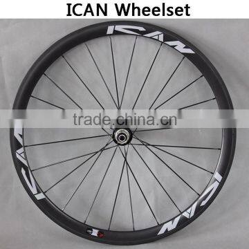 2015 ICANBIKES 700c wheel for carbon road bike,road tubular wheel