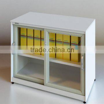 Good Quality Small Metal Cabinets With Glass Sliding Door