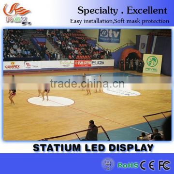 RGX Basketball led display, stadium led display,stadium video banner display basketball game show led screen