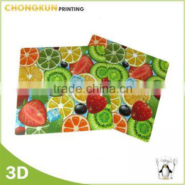 EN71 Pass Eco-friendly clear plastic table mat