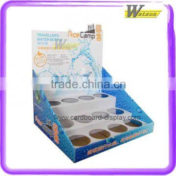 shop and supermarket hot sale counter top cardboard display box for travel kettle