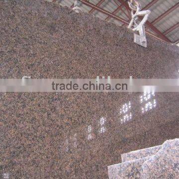 red granite slab