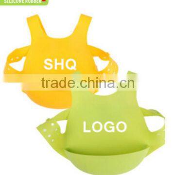 Customer Design Funny Soft Cute Waterproof Shq Silicone Baby Bib photo-2