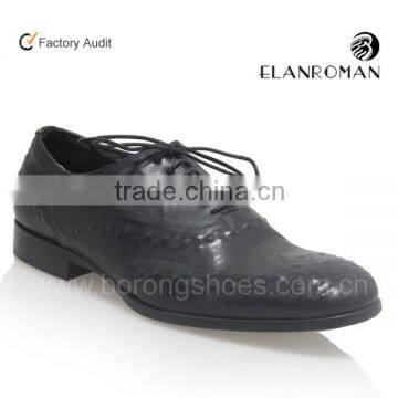 Goodyear welt animal skin shoes for men