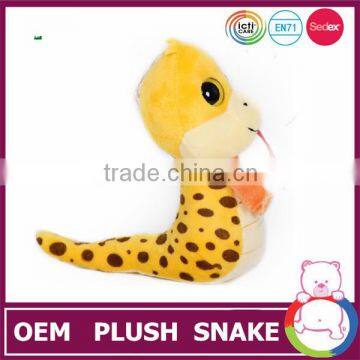 Custom the symbol of year soft filling stuffed toy plush snake