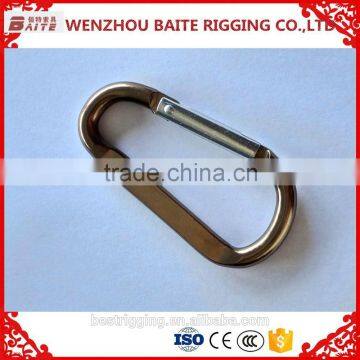 2016 popular Gun matt Pewter aluminium snap hook good quality with factory price