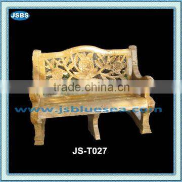 outdoor marble classical patio bench