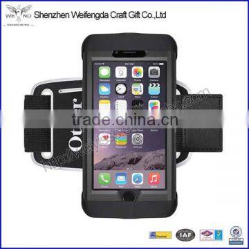 Outside sports running waterproof logo printed armband for multi-size phones