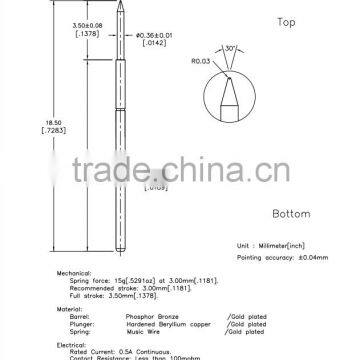 SP1-048185-B01 China manufacture pcb test cosket pin