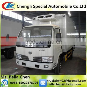 Ice Cream Delivery Van Truck, DONGFENG Refrigerator Freezer Cargo Van Sale