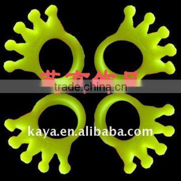 finger shape plastic finger ring