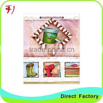 Hot sale customized full texture and hot stamping artpaper bag for shoping & packing