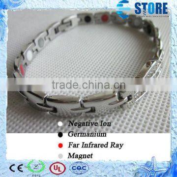 Wholesale Fashion Jewelry Negative Ion Bracelet Bio Element Energy Bracelet High Power Magnetic Bracelet