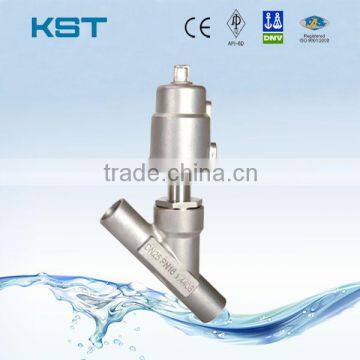 2000Y-J664-16R Stainless Steel Welded Angle Seat Valve
