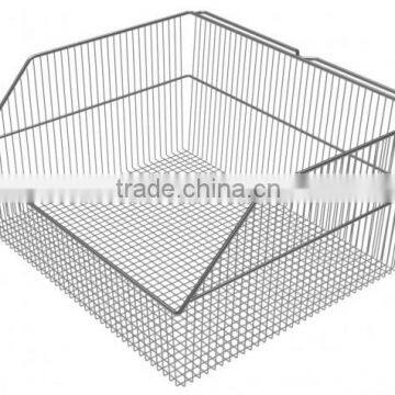 Chrome Wire Wall Panel Basket