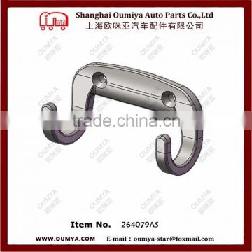 metal stainless steel double coat hook 264079AS