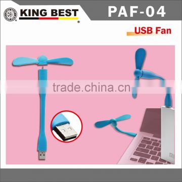 KING BEST 2016 Original Xiaomi USB Fan Super Mute Small Fan Portable Flexible Mini Fan with otg port for iphone Laptop Portabl