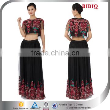 china women clothing manufacturers 2016 two piece samba dresses for tropical party mother of the bride skirt and top dresses