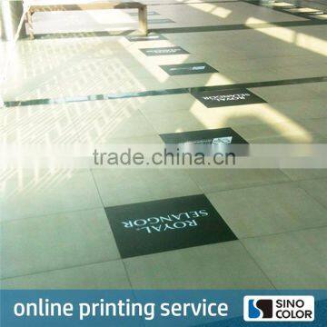 Long Life PVC Film Floor Graphics Printing
