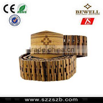 Bewell special bamboo/maple/zebra/sandal wood fashion belt custom logo                        
                                                Quality Choice