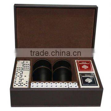 3 in 1 leather game group box