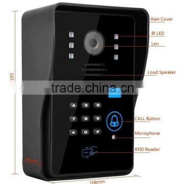 Video Record Door Phone Intercom System Outdoor Waterproof Doorbell Camera Wireless Doorbell System photo-4