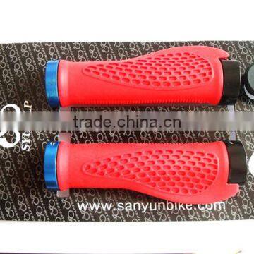 Allowme original band rubber TPR PVC soft 2 side lock on rings bike grips