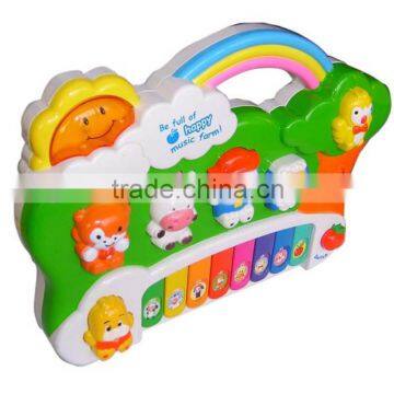 Non phthalate Plastic electronic musical toys with keyboard