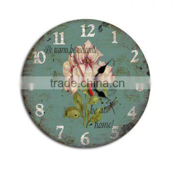 Online Digital Clock Decorative Woodoutdoor Garden Clock photo-1