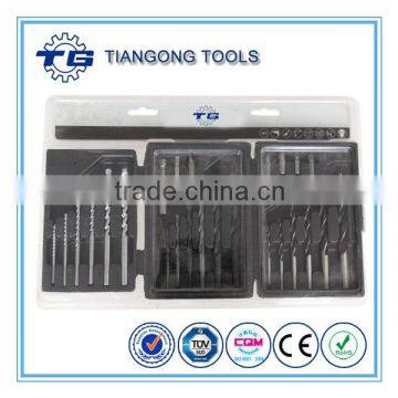 TG Tools Masonry drill wood drill straight shank drill screwdriver bit 25pcs power drill accesory set