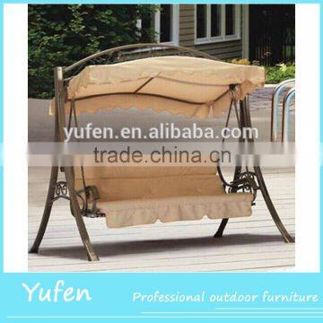 Rattan furniture outdoor garden iron swing