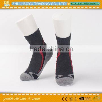 BY-160606 custom logo sport socks men terry sport socks tennis outdoor sport socks