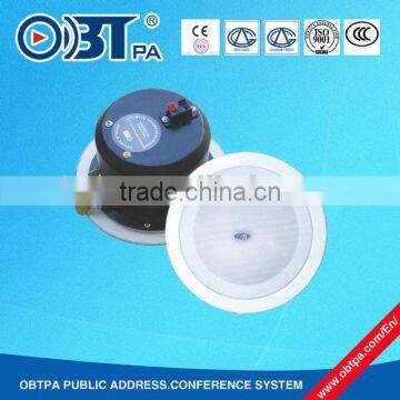 OBT-816T Public Address PA system Audio Metal Ceiling Speaker 5/10w 100v