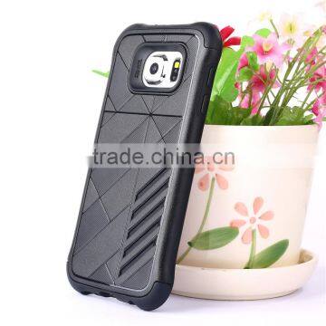 For Samsung Galaxy S6 TPU and Plastic combo cover case