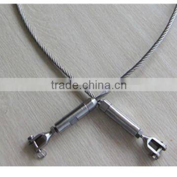 Stainless Steel Cable Railing System With Cable Tensor