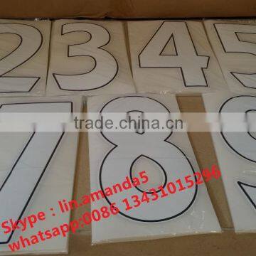 heat transfer numbers and letters for sport jerseys