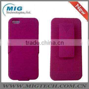 Functional slide case for iphone 4 with belt-clip, phone cases