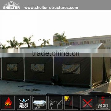 Shelter Green PVC fabric Mobile field hospital army tent for military use