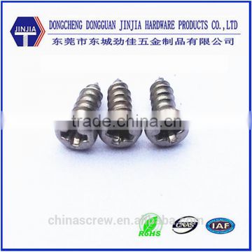 stainless steel 18-8 cross recess cheap tapping screws