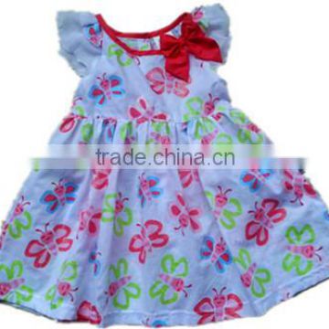 summer lovely little party dress baby girl flower dress