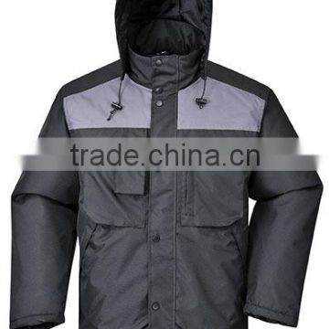 Polyester Oxford Mens Waterproof Winter Parka