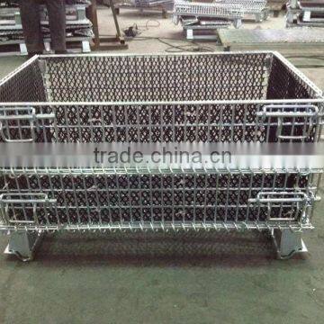 Collapsible Mesh Pallet Box/ Metal Basket