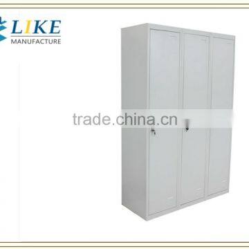 Stainless steel wardrobe /industrial metal wardrobe with competitive price