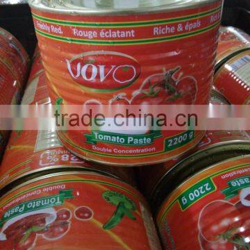 Professional canned tomato paste manufacturer, double concentrated28-30%