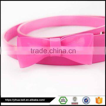 Fashion slim PU thin cute lady fashion belt