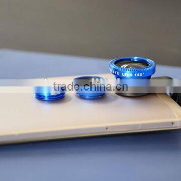 Blue outside 3d mobile lens for mobile phones shenzhe lens manufecturer