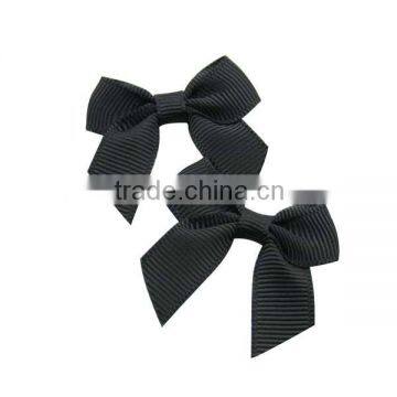 wholesale black small satin ribbon bow for bra